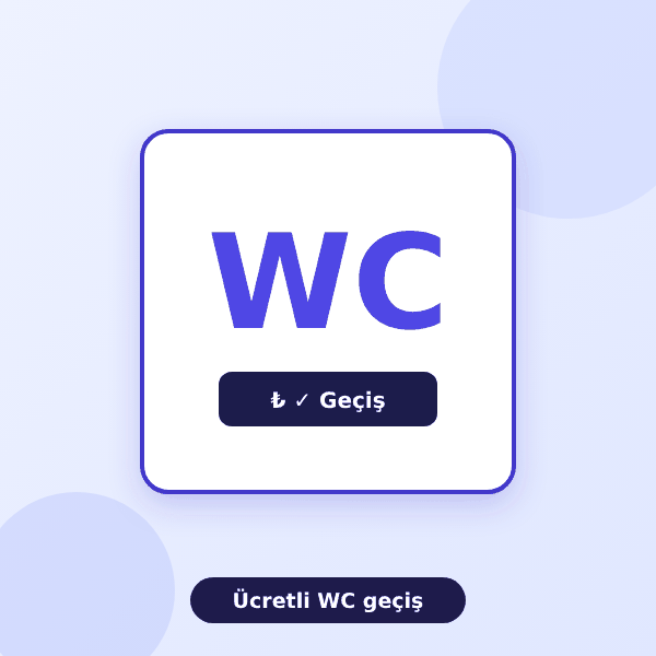 Sensör Software Ücretli WC Geçiş Programı